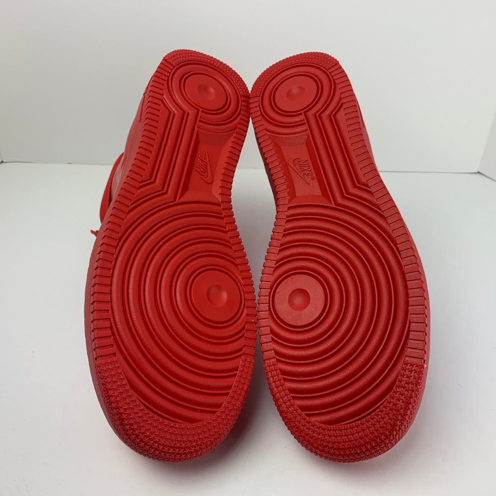Men's Nike Air Force 1 Foamposite Triple Red NEW! - Picture 6 of 8